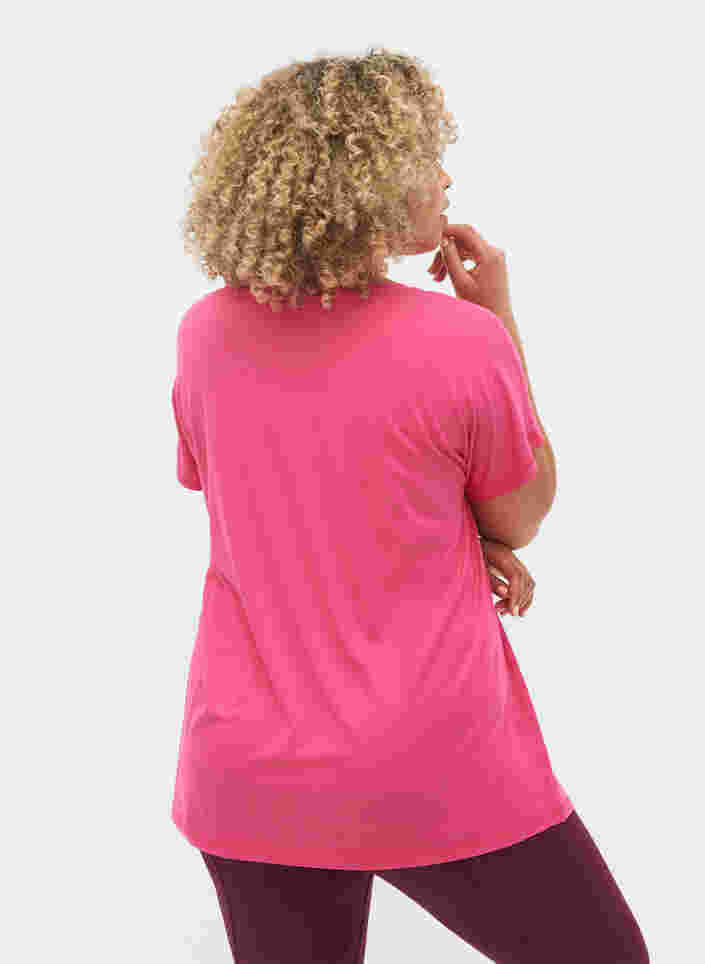 T-shirt basique, Fuchsia Purple, Model image number 1