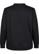 Sweatshirt met ronde hals, Zwart, Packshot image number 1