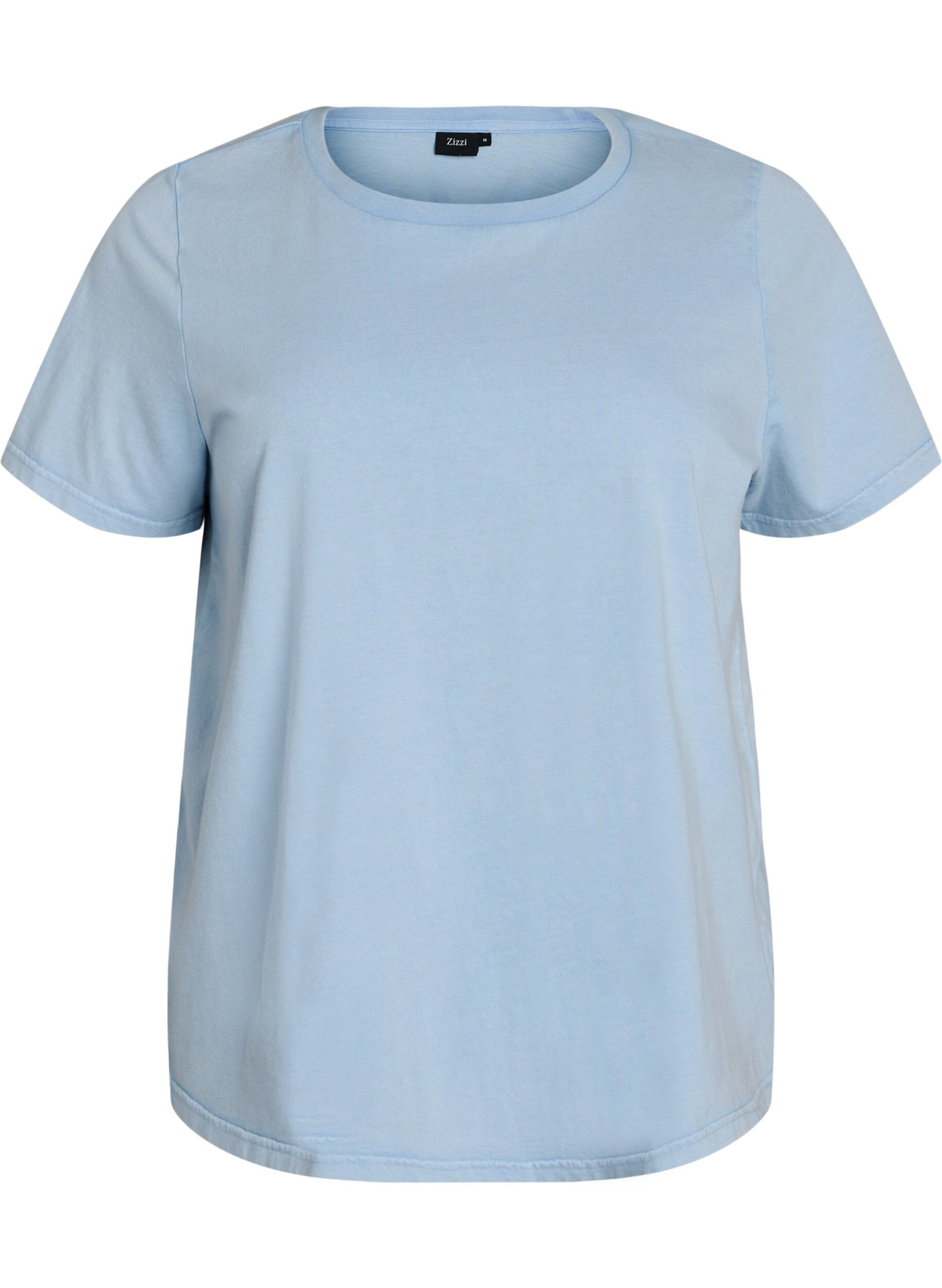 ZizziGrafisch T-shirt van biologisch katoen, Blauw, Packshot image number 0