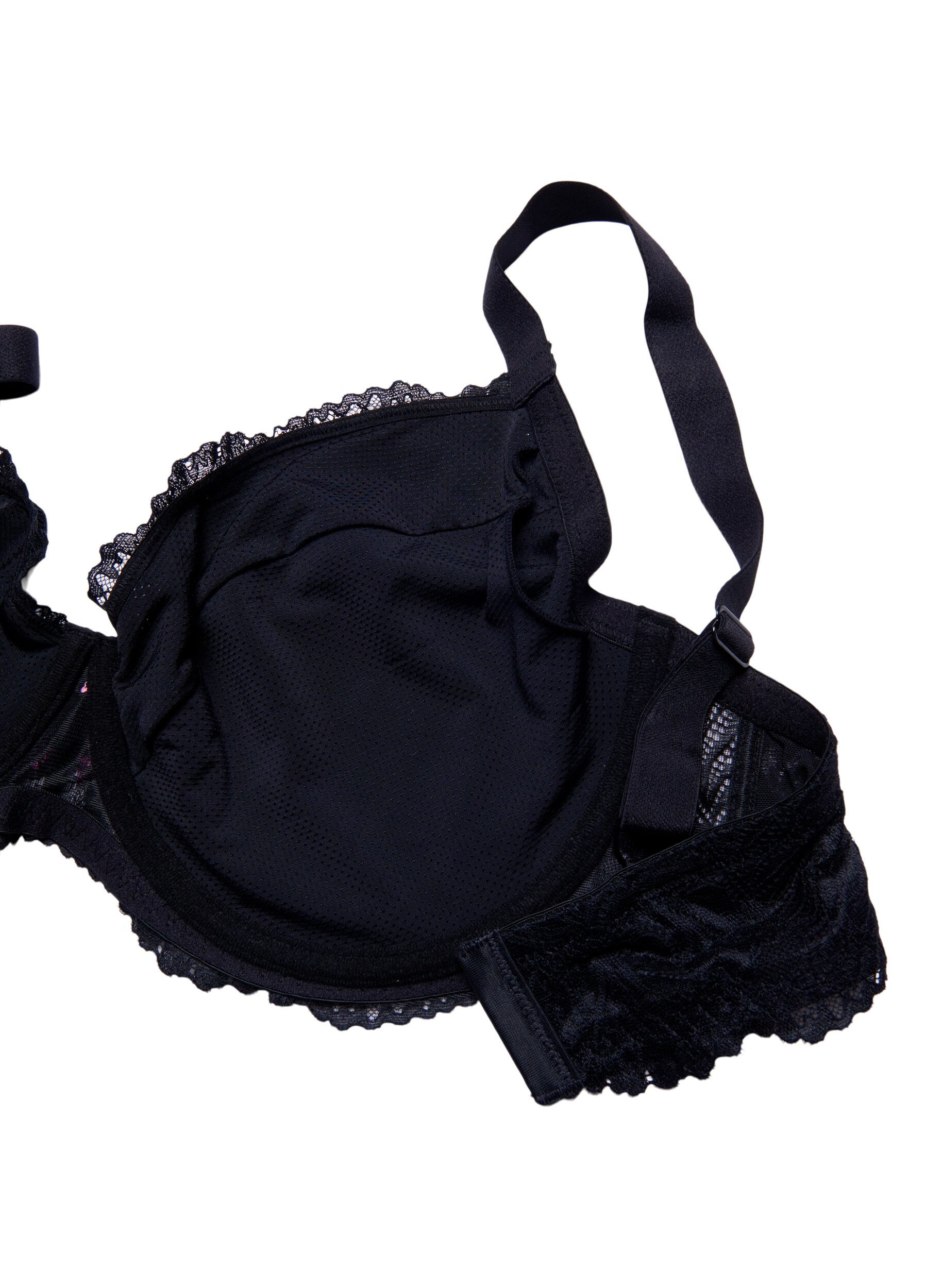 ZizziSupport the breasts - beugelbeha met zakjes voor padding, Black, Packshot image number 3