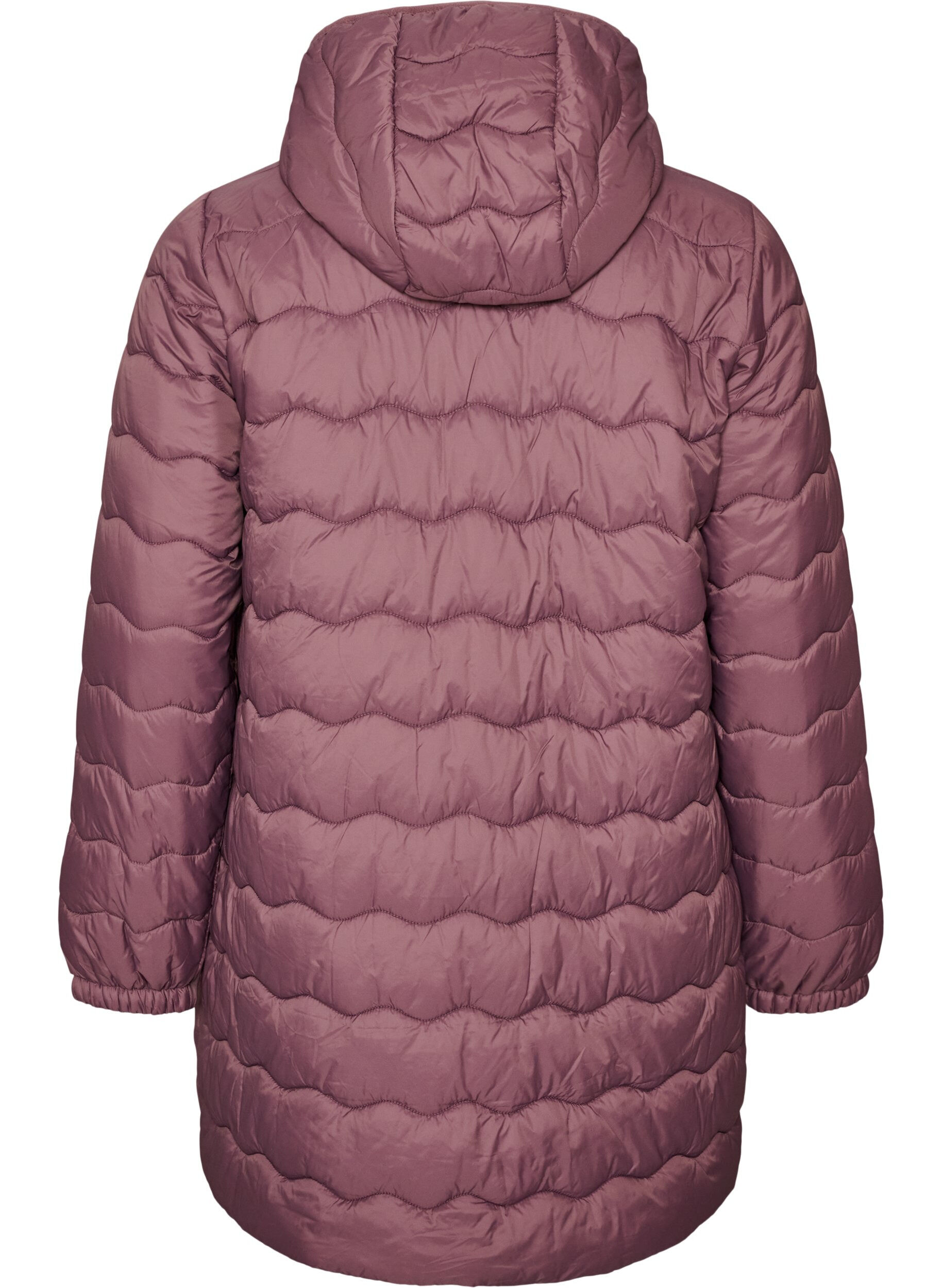 ZizziGewatteerde jas, Roze, Packshot image number 1