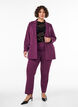 Klassieke blazer met knoopsluiting, Paars, Model image number 1