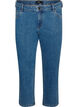 Vera jeans cropped &agrave; coupe droite, Bleu, Packshot image number 0