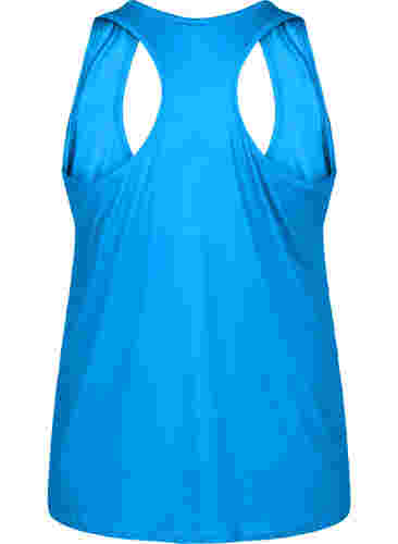Træningstop med bryderryg, Brilliant Blue, Packshot image number 1