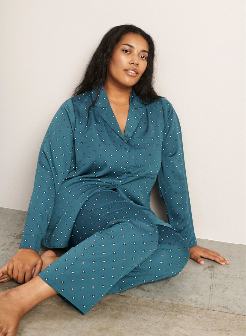 Pyjama broeken met print, Balsam AOP, Image