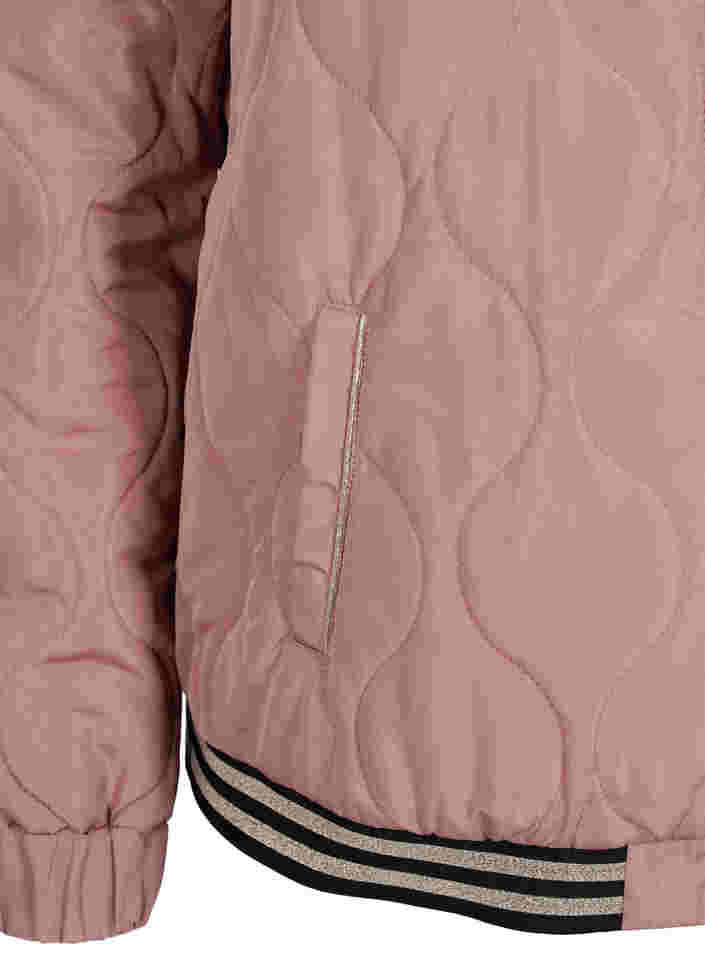 Veste Bomber avec poches et paillettes, Woodrose, Packshot image number 3