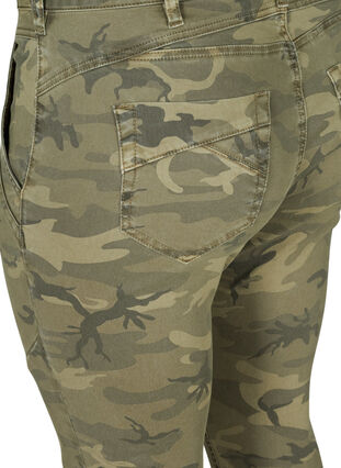 Pantalon près du corps avec imprimé camouflage, Camouflage, Packshot image number 3