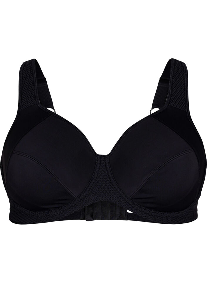 CORE, HIGH SUPPORT WIRE BRA - Soutien-gorge de sport avec armature, Noir, Packshot image number 0