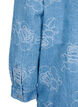 Denim jasje met bloemen, Light Blue Denim, Packshot image number 4