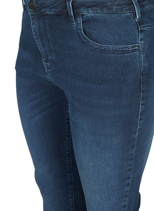 Super slim fit Amy jeans met hoge taille, Dark blue, Packshot image number 2