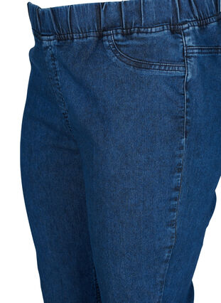 Jegging avec poches arrière en coton mélangé, Dark blue, Packshot image number 2