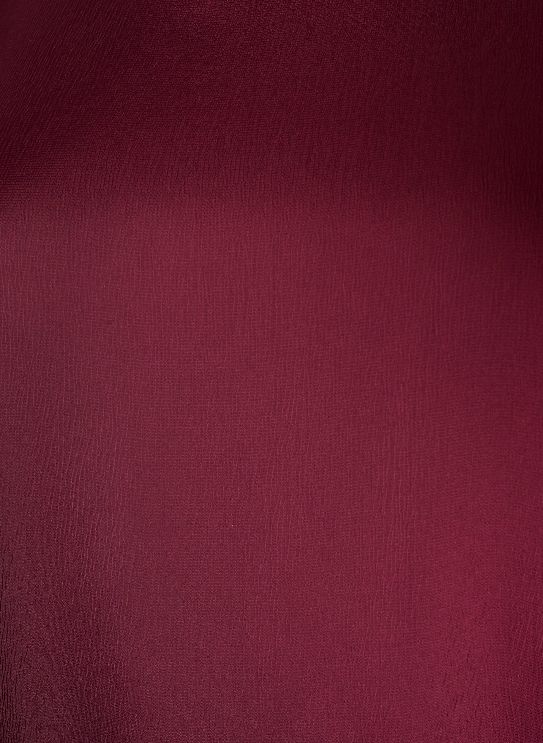 ZizziBlouse en satin &agrave; manches au coude, Bordeaux, Packshot image number 2