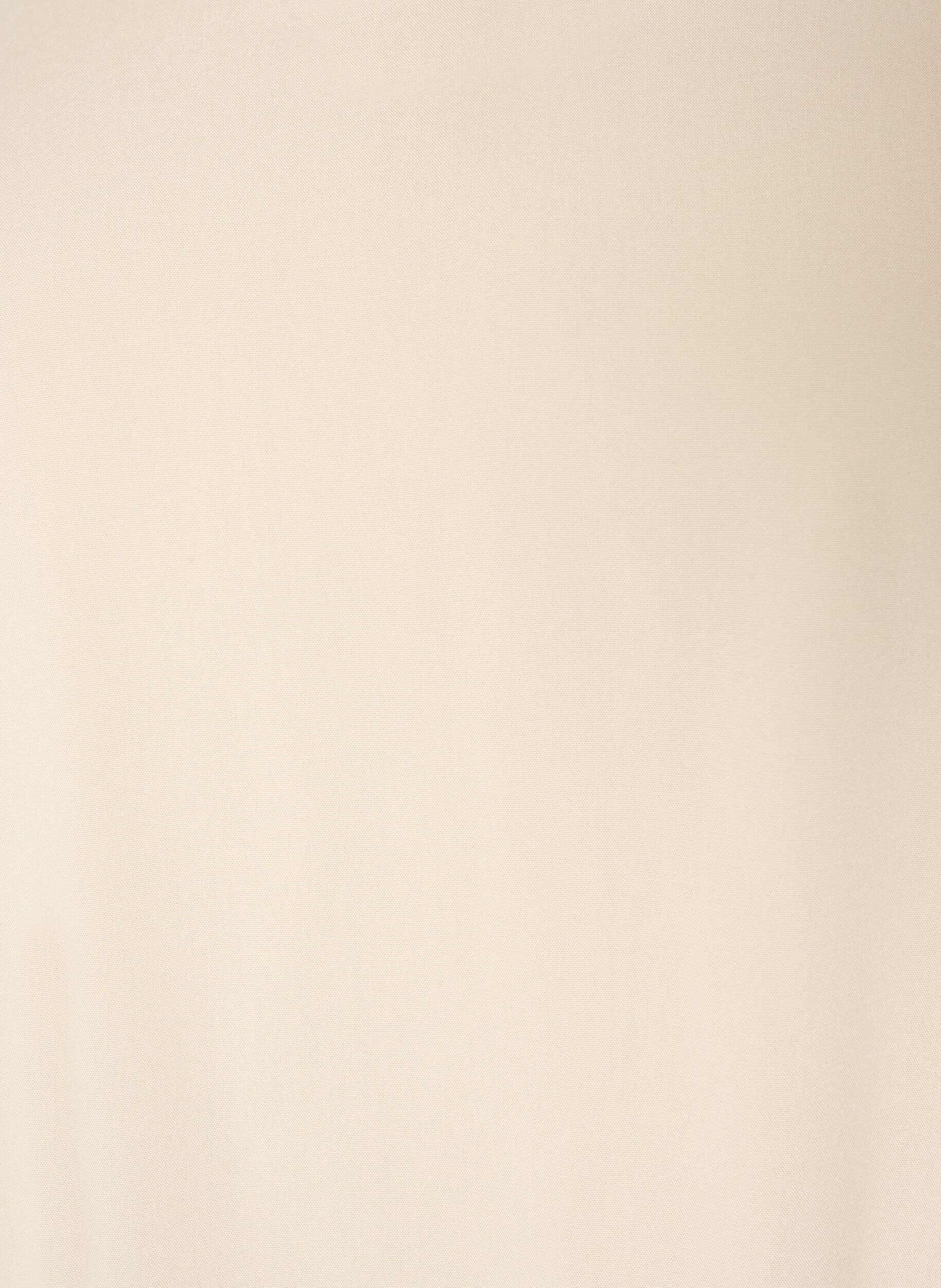 ZizziBlouse en viscose avec col en V et ourlet arrondi, Beige, Packshot image number 2