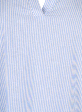 Robe rayée en coton et lin, Serenity Wh. Stripe, Packshot image number 2