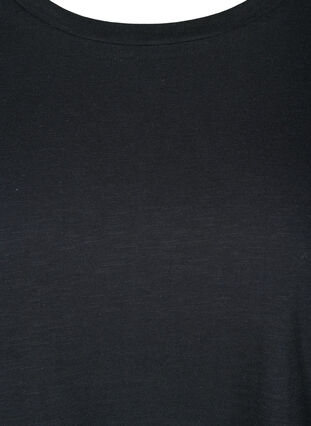 T-shirt à manches courtes en coton, Black, Packshot image number 2