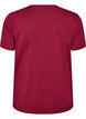 T-shirt basique en coton &agrave; col rond, Rouge, Packshot image number 1