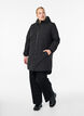 Parka matelass&eacute;e l&eacute;g&egrave;re &agrave; capuche, Noir, Model image number 1