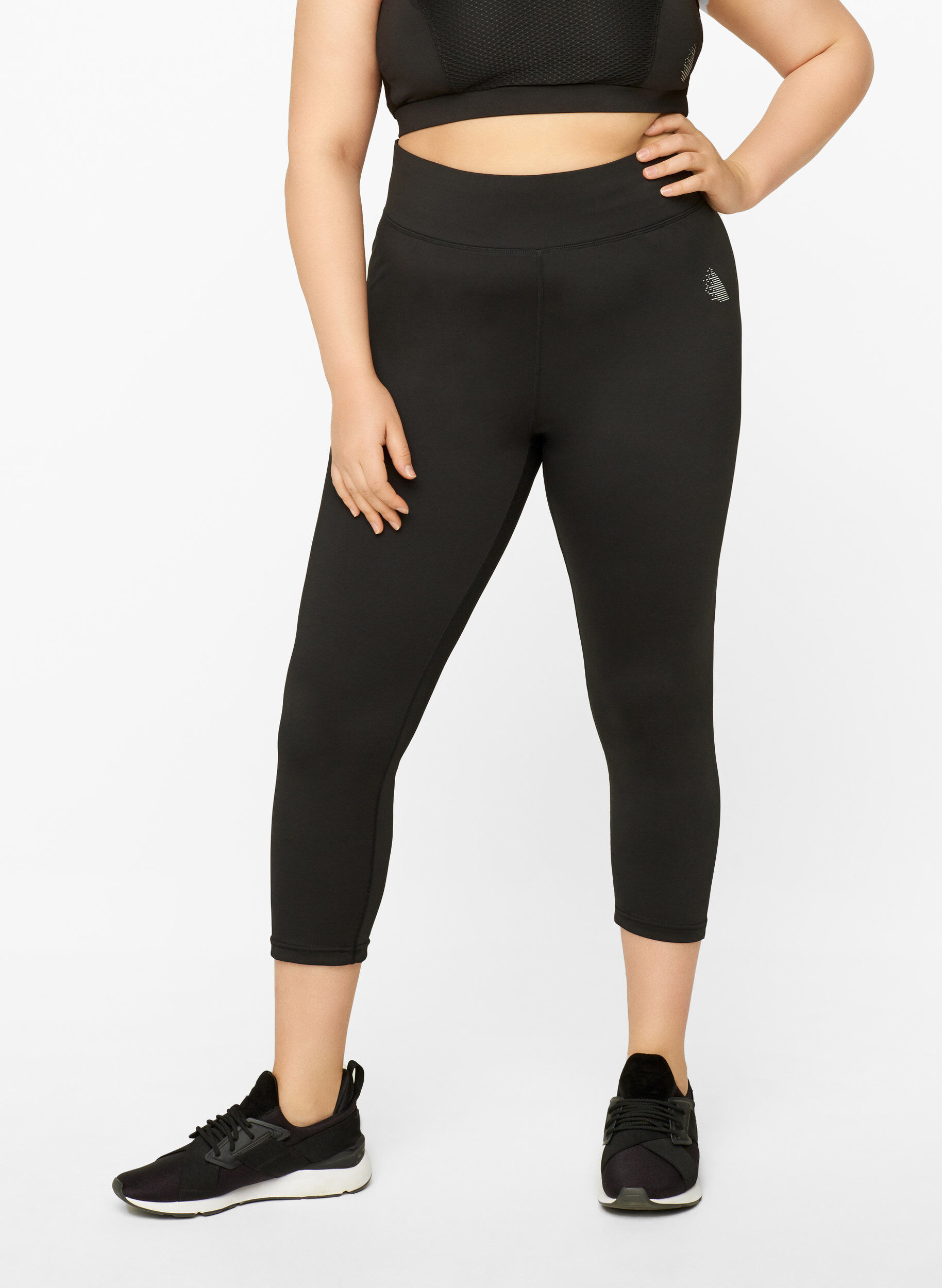 Zizzi Legging, Black, Model image number 0