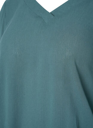 Viscose blouse met smok, Sea Pine, Packshot image number 2
