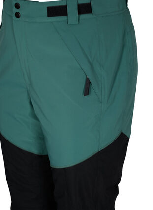 Pantalon de ski avec poches, Mallard Green Comb, Packshot image number 2