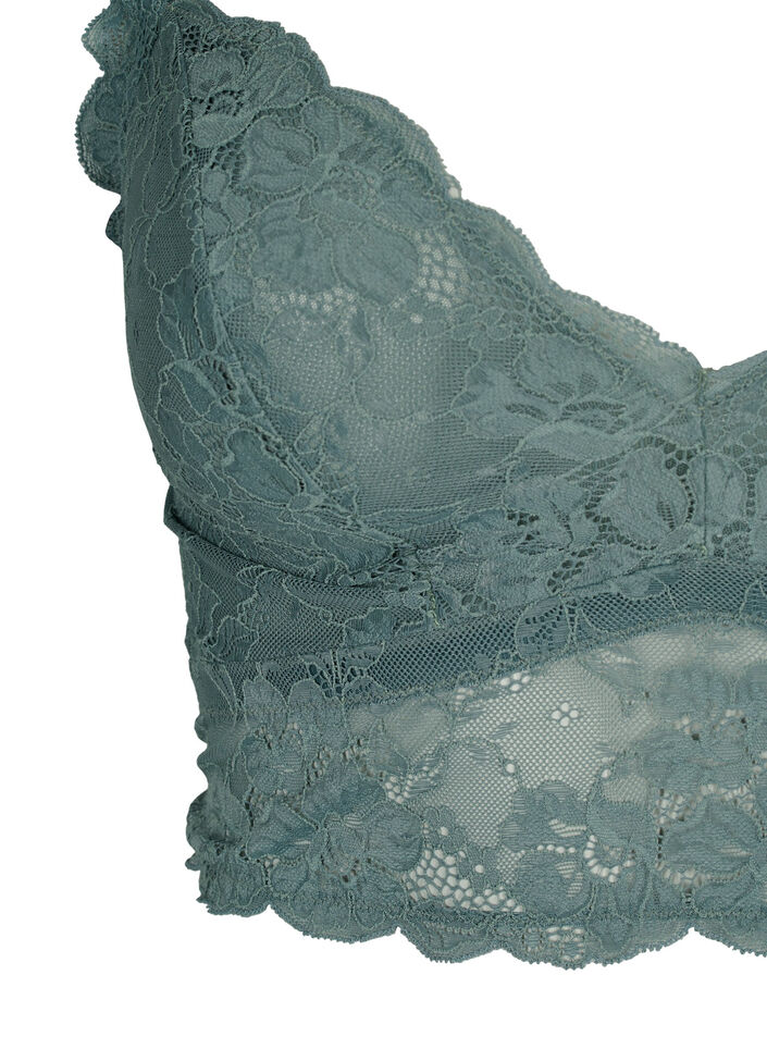 Kanten bralette zonder beugel, Balsam Green Ass, Packshot image number 2