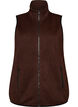 Gilet &agrave; col montant et fermeture &eacute;clair, Marron, Packshot image number 0
