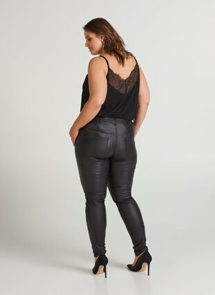 Jeans Sanna enduit, Black, Model image number 0