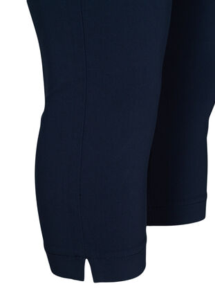 Nauwsluitende capri broek, Navy, Packshot image number 3
