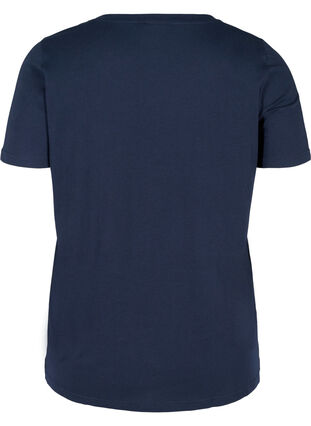 T-shirt met korte mouwen en print, Navy Blazer/Rock, Packshot image number 1