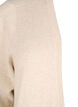 Geribd gebreid vest met zakken, Beige, Packshot image number 2