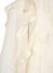 Blouse met ruches en ballonvorm, Vanille, Packshot image number 3