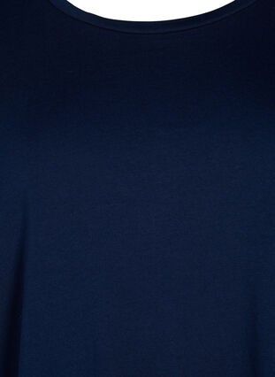 2-pack T-shirts met korte mouwen, Black / Navy Blazer, Packshot image number 3