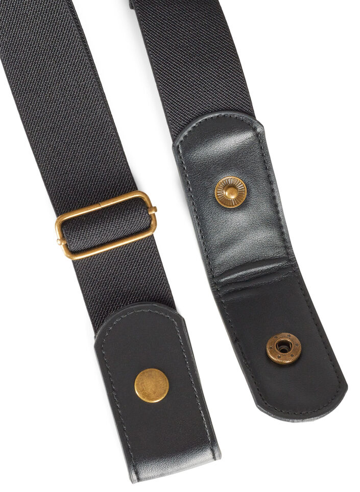 Ceinture &eacute;lastique, Noir, Packshot image number 1