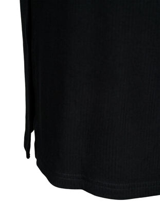Viscose midirok met slanke pasvorm, Black, Packshot image number 3