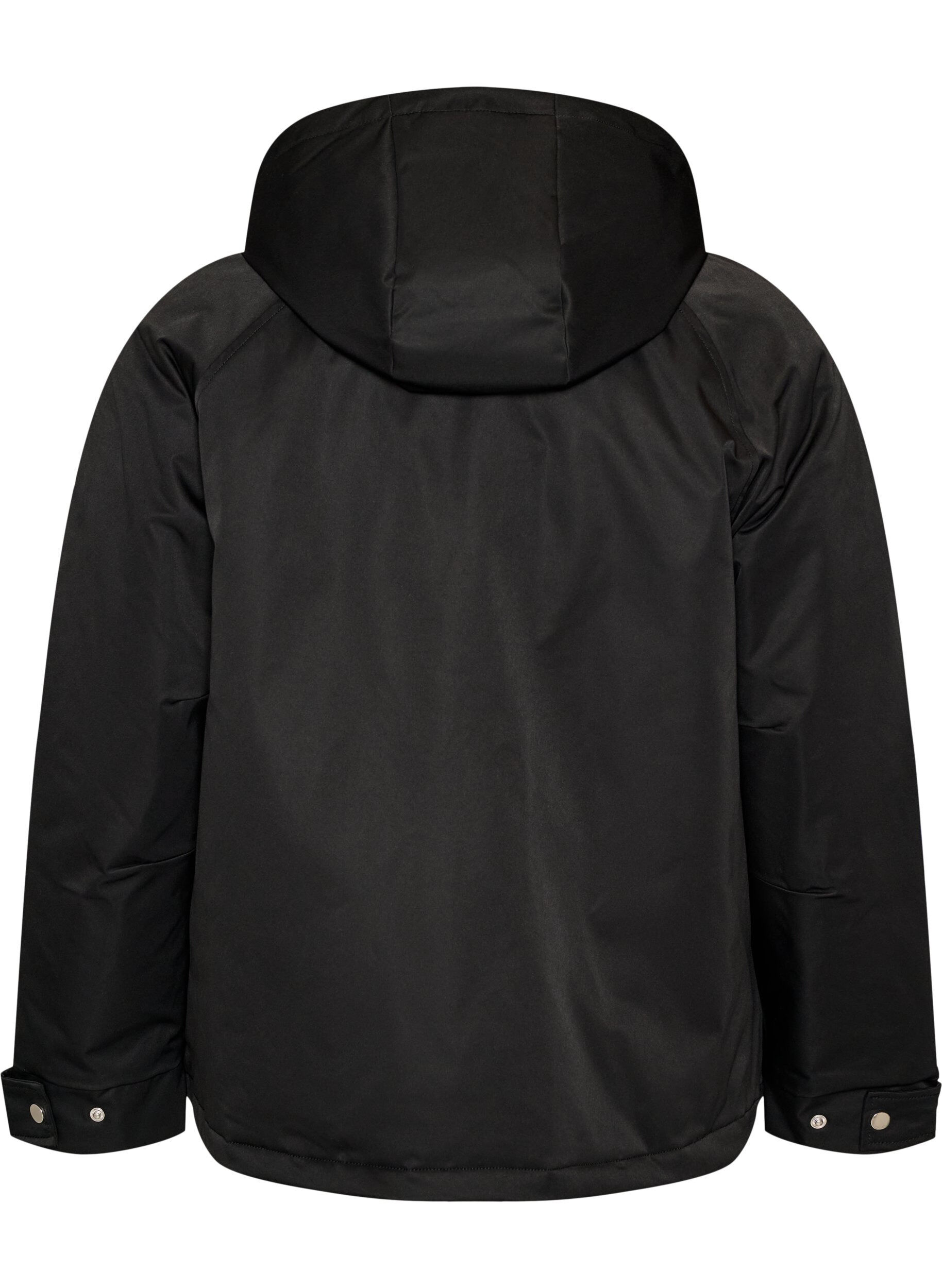 ZizziParka matelass&eacute; avec une capuche amovible, Noir, Packshot image number 1