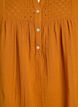 Katoenen mousseline tuniek met broderie anglaise, Oranje, Packshot image number 2