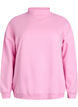 Sweatshirt met hoge kraag en lange mouwen, Roze, Packshot image number 0