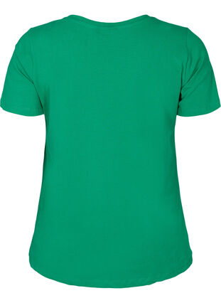 T-shirt en coton uni basique, Jolly Green, Packshot image number 1