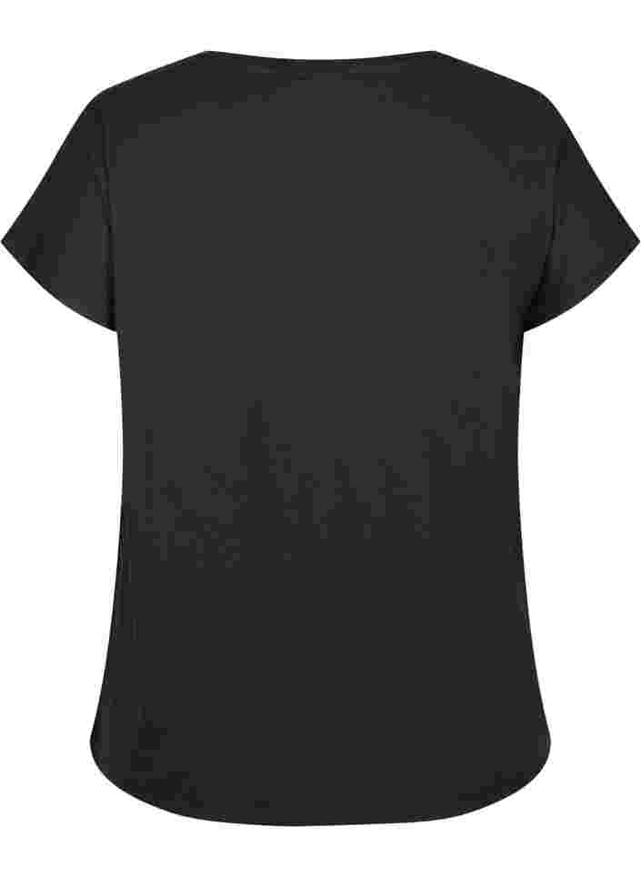 T-shirt , Black, Packshot image number 1