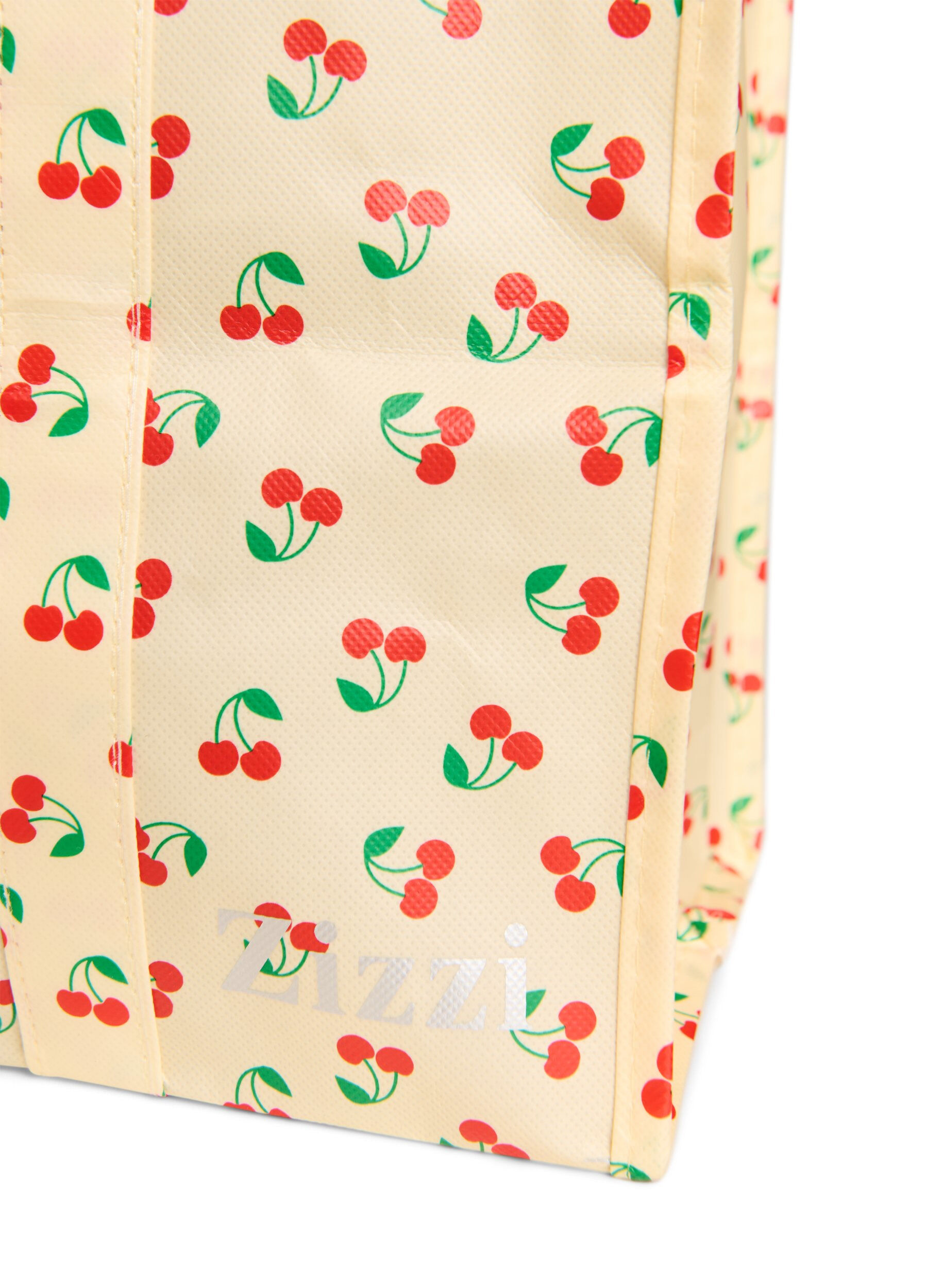 ZizziShoppingtas met ritssluiting, Geel, Packshot image number 2