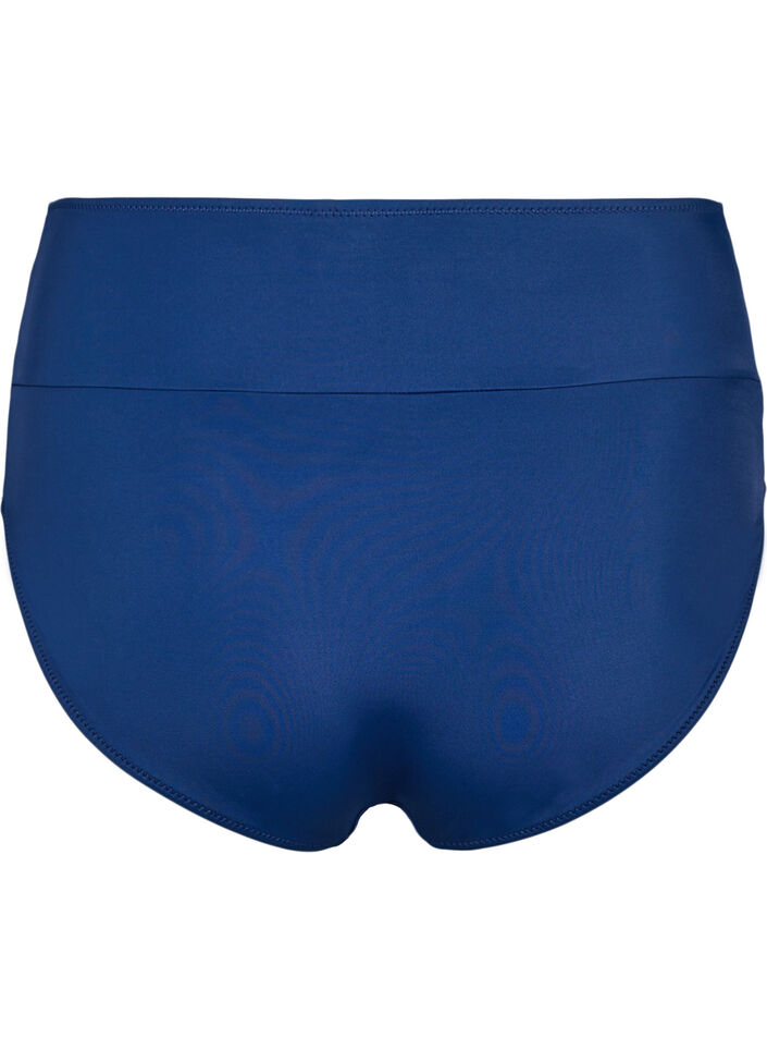 Culotte de bikini avec d&eacute;tail crois&eacute;, Bleu, Packshot image number 1