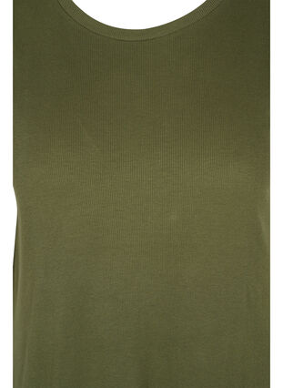 Mouwloze pyjamatop in viscose, Ivy Green, Packshot image number 2