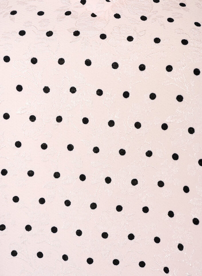 Blouse met ballonmouwen en polkadotpatroon, Roze, Packshot image number 2