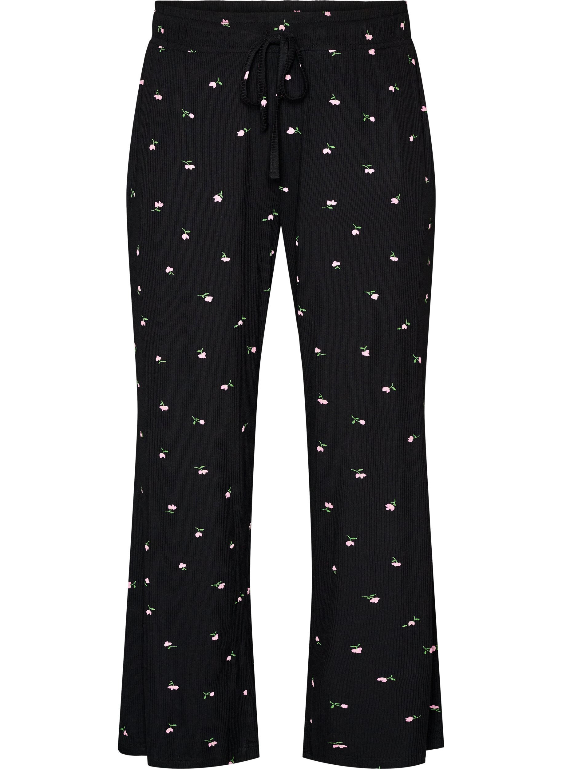 Bas de pyjama c&ocirc;tel&eacute; &agrave; imprim&eacute; floral