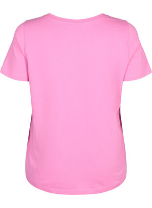 Katoenen T-shirt met geborduurde kers, Roseb. W. CherryEMB., Packshot image number 1