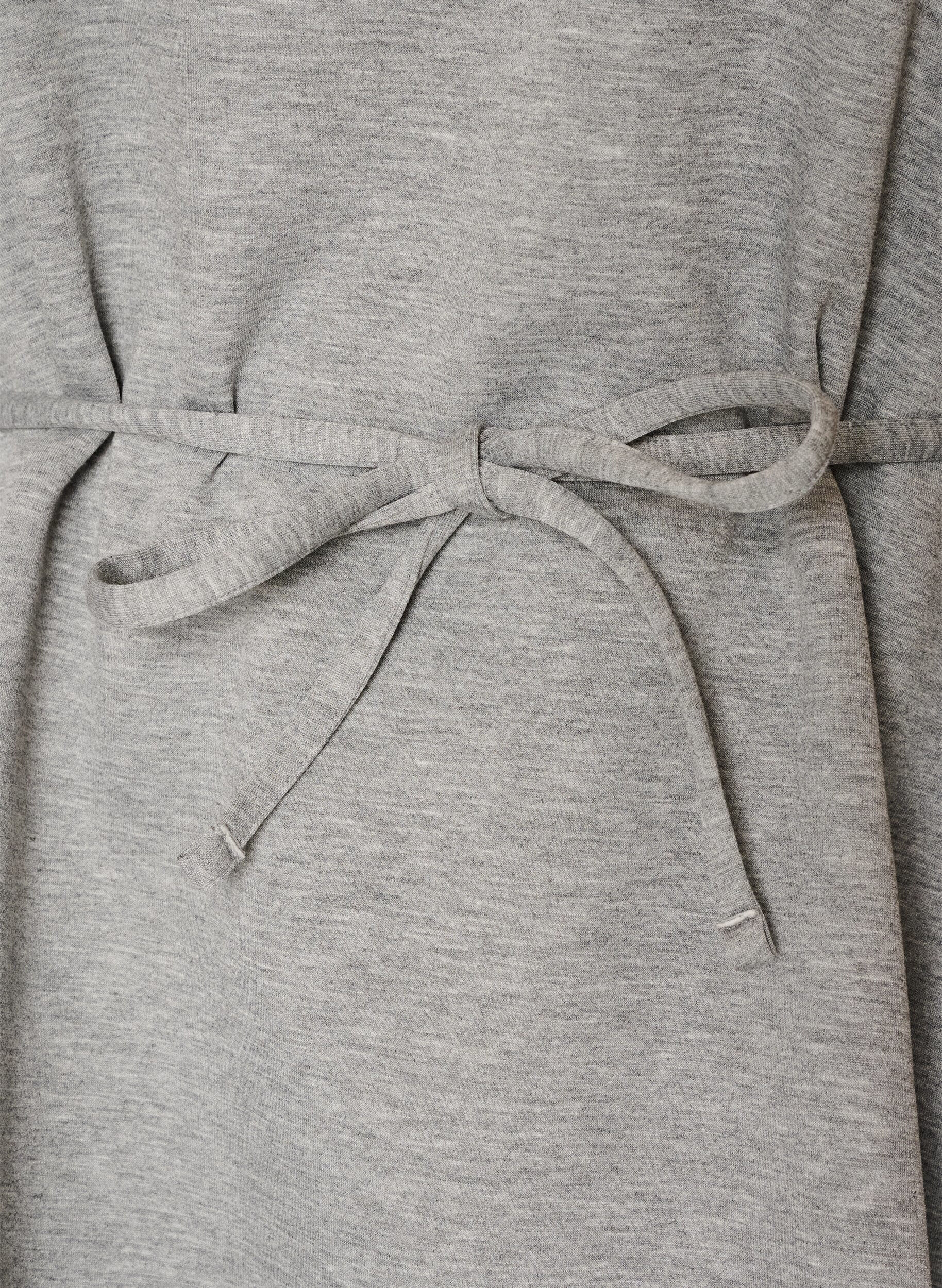 ZizziBlouse avec lien &agrave; nouer et manches bouffantes, Gris, Packshot image number 2