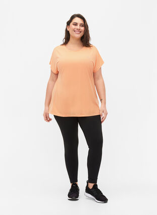 T-shirt d'entraînement à manches courtes, Apricot Nectar, Model image number 2
