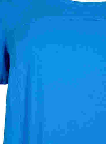 Robe en coton à manches courtes, French Blue, Packshot image number 2