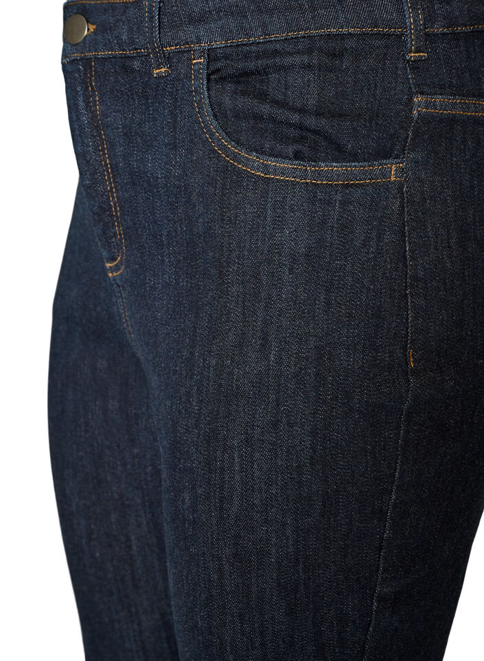 Ellen bootcut jeans met hoge taille, Blauw, Packshot image number 2