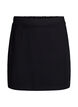 Jupe courte en jersey avec fente, Noir, Packshot image number 0
